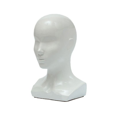 Г-299/B1 Голова женская с плечами. Цвет: Белый глянец